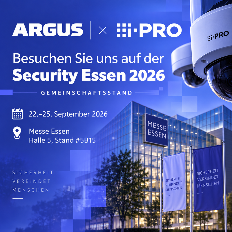 ARGUS und I-Pro gemeinsam auf der Secuity in Essen 2026